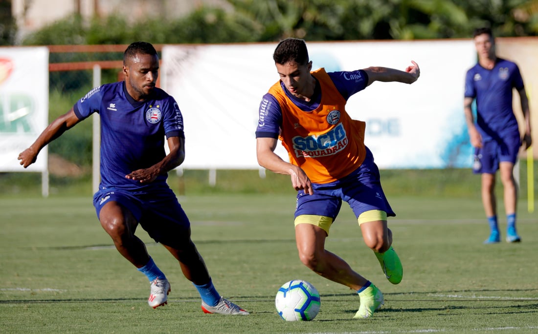 Em Treino Fechado Roger Esbo A O Bahia Que Pega O Palmeiras