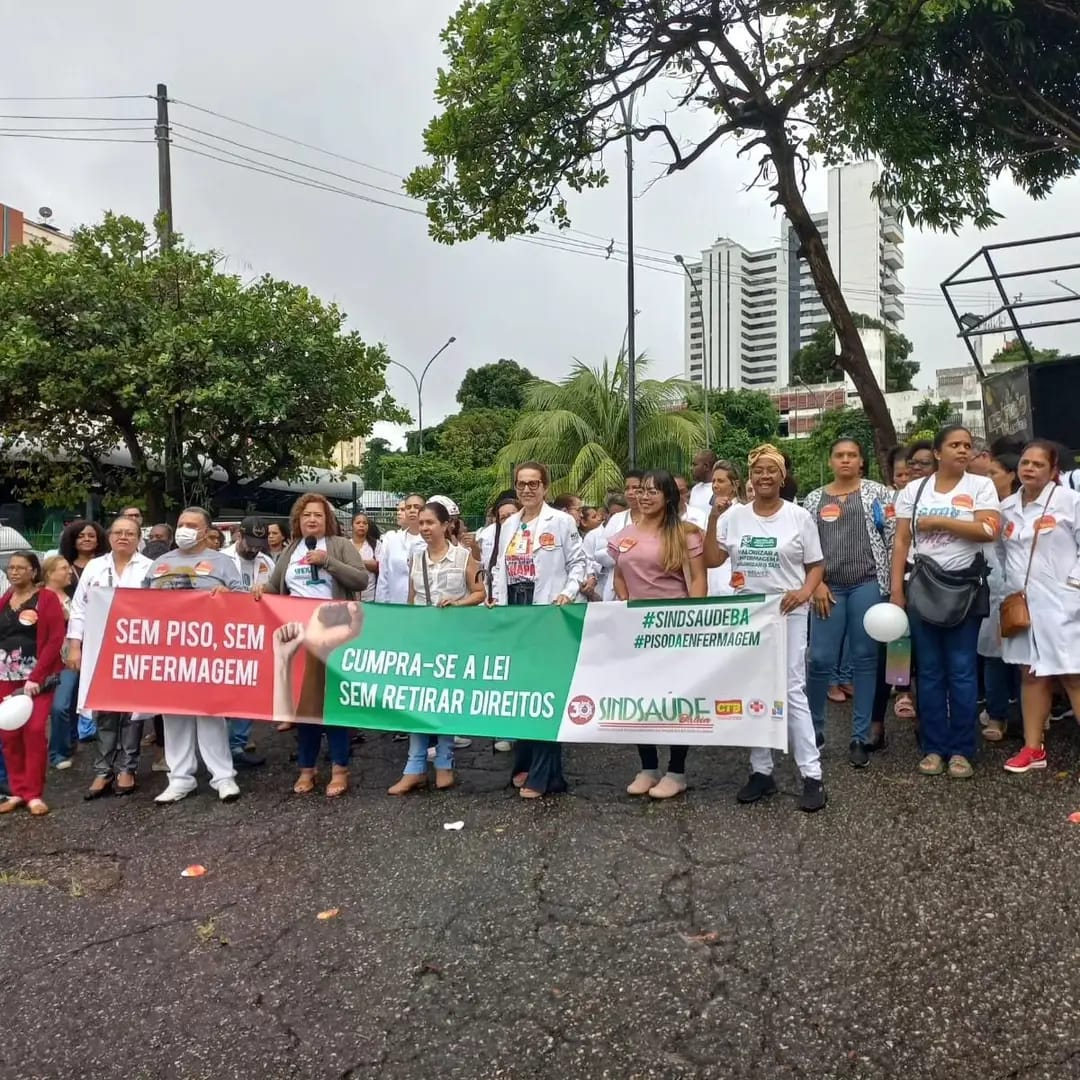 Jornal Correio Servidores Da Enfermagem Fazem Ato Em Defesa Do Piso