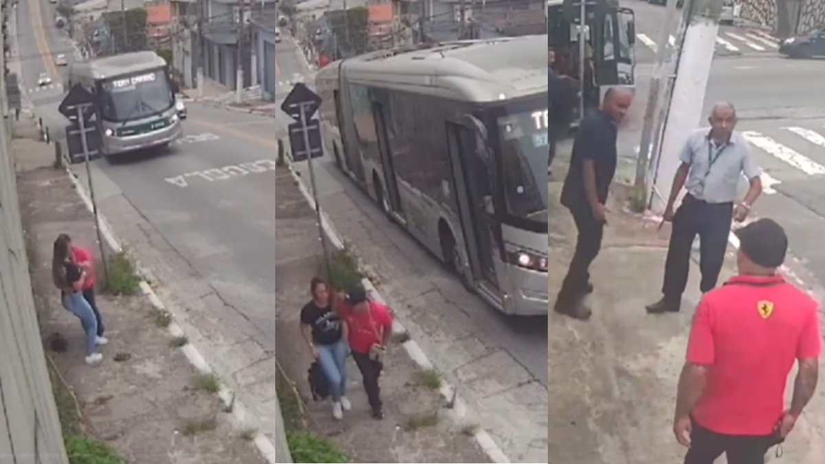 Jornal Correio Vídeo motorista e passageiros de ônibus salvam mulher