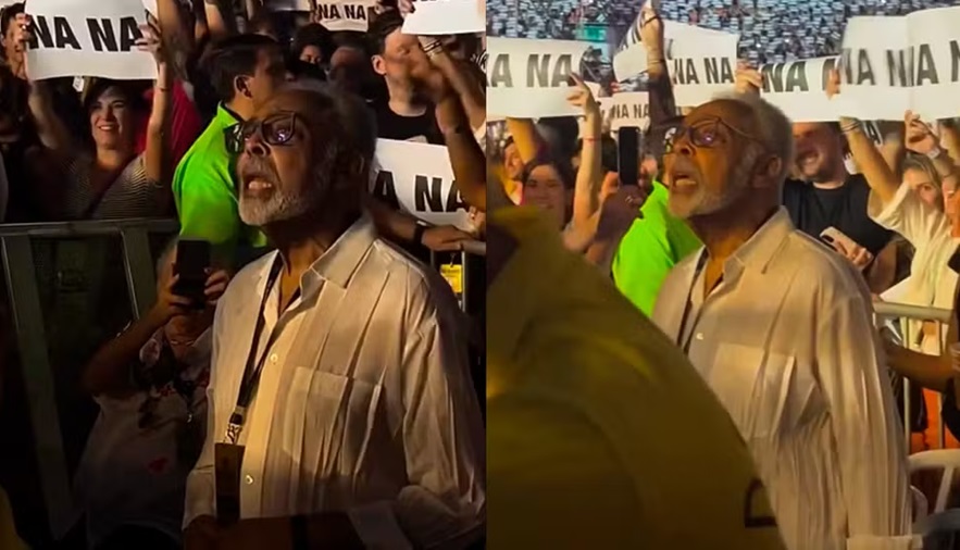 Jornal Correio Gilberto Gil prestigia show de Paul McCartney no Maracanã