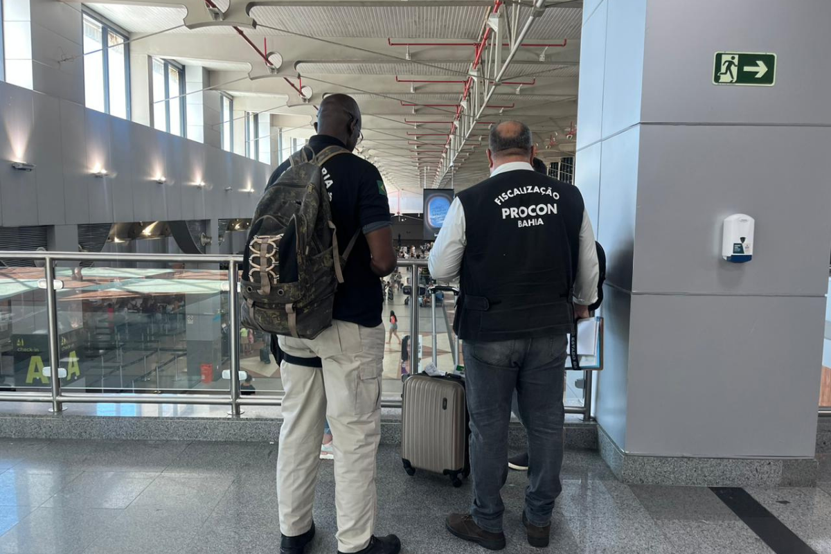 Jornal Correio Procon Ba fiscaliza aeroporto de Salvador em ação nacional