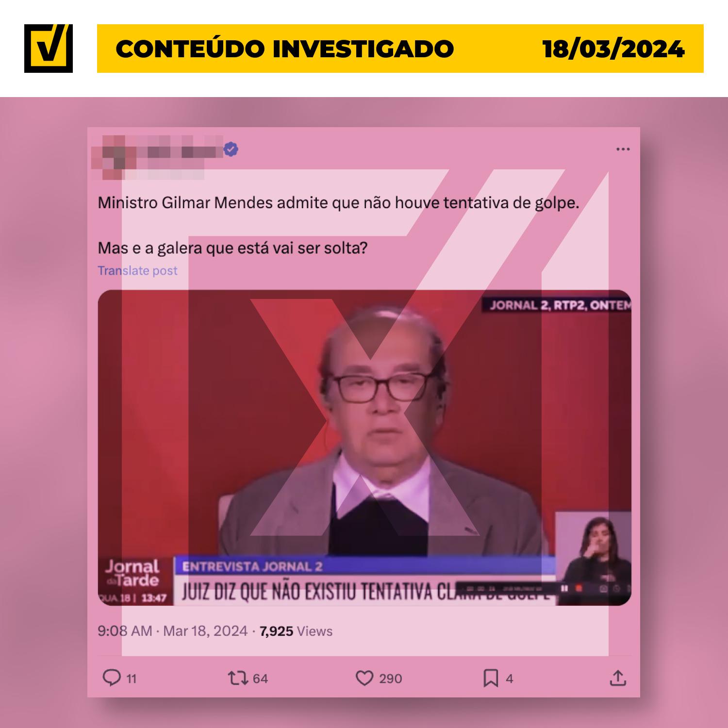 Jornal Correio V Deo Antigo De Gilmar Mendes Usado Para Negar Que