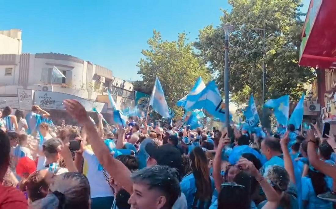 Veja fotos da comemoração dos jogadores da Argentina após o tri da