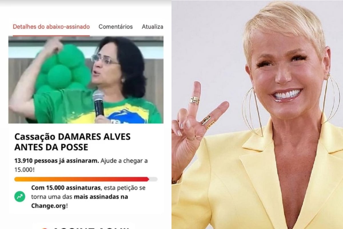 Xuxa e outros famosos pedem cassação de Damares Alves