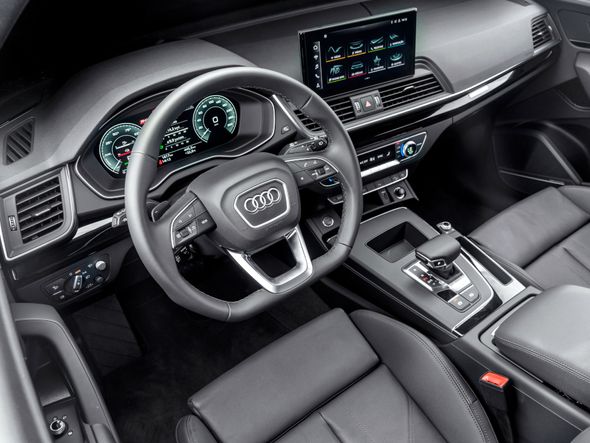 O interior desse Audi é sofisticado e tecnológico