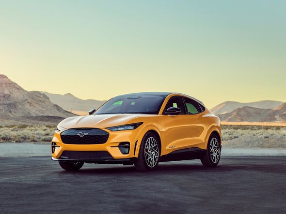 O Mach-E, SUV elétrico, está confirmado