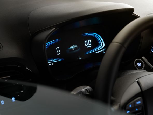 O quadro de instrumentos é digital nessa versão