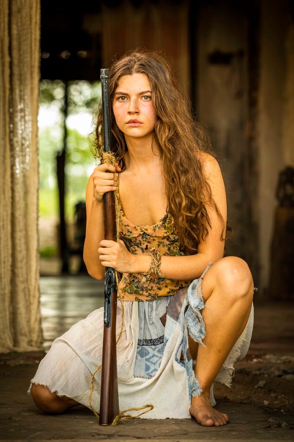 A Juma de Alanis Guillen ficou com o terceiro lugar no pódio da popularidade por João Miguel Junior/TV Globo