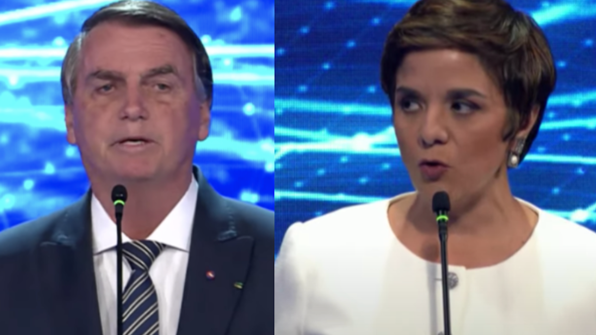 Jornal Correio Bolsonaro ataca jornalista Vera Magalh es durante