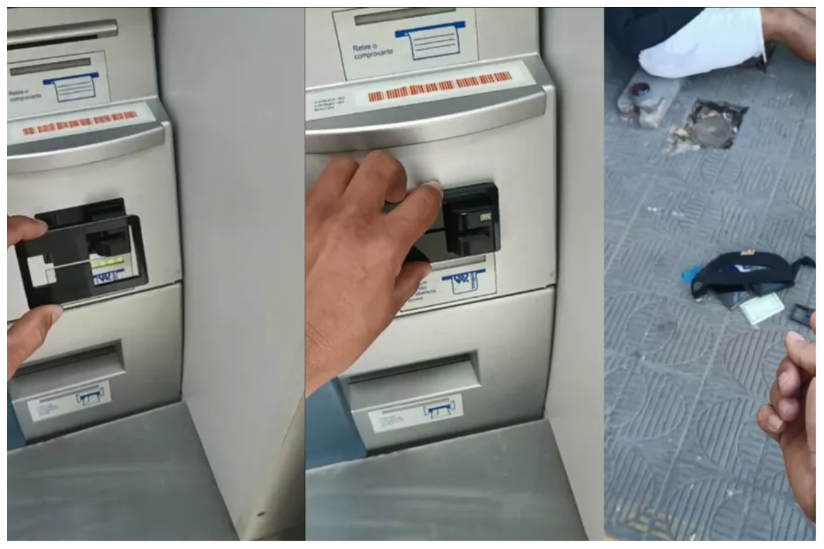 Jornal Correio Homem é preso após instalar chupa cabra em agência bancária no Imbuí