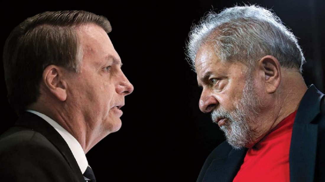 Pesquisa Ipespe mostra empate técnico entre Lula e Bolsonaro nas