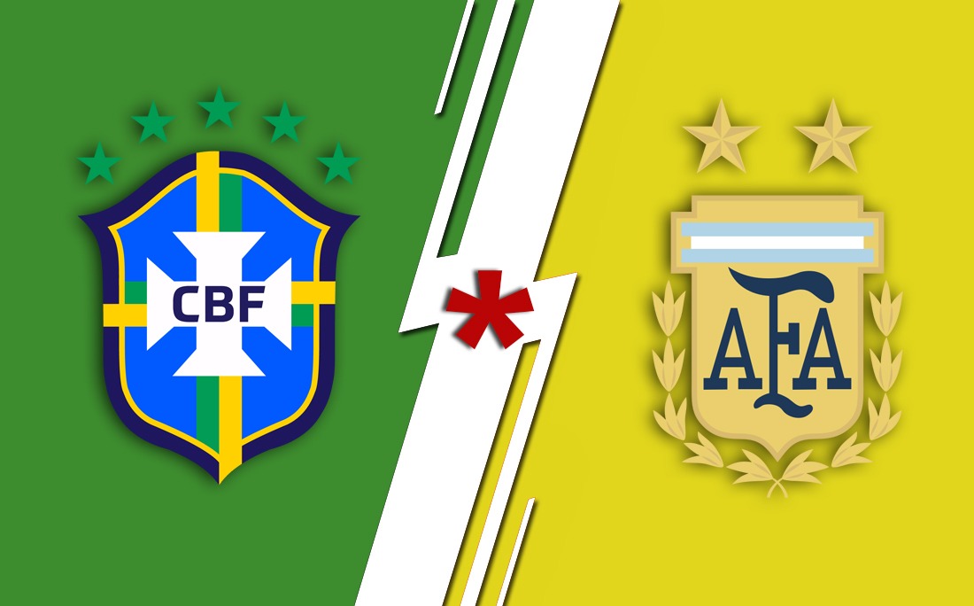 Hoje tem Brasil x Argentina - Veja onde assistir, escalações e arbitragem  do jogão de logo mais