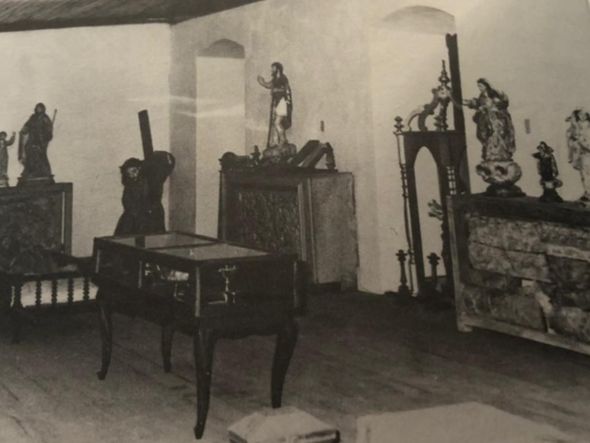Sala onde funcionava museu da Igreja São José das Itapororocas no passado por Acervo/Zorimar Fernandes