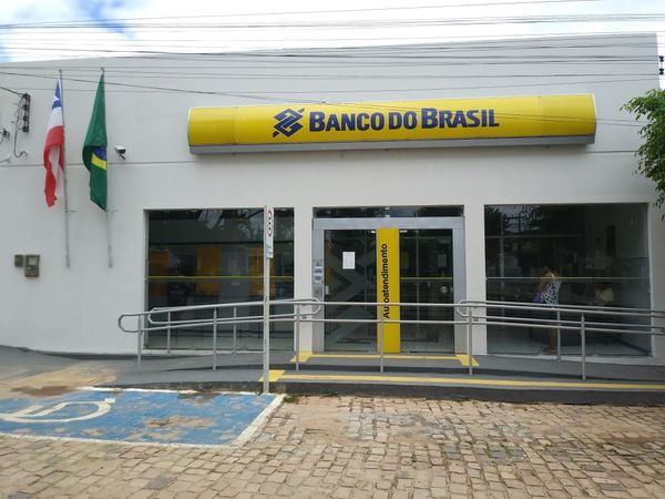 Antiga agência do Banco do Brasil no município de Caem