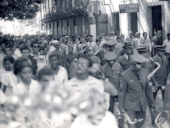 O desfile de 1983, período da Ditadura Militar  por Carlos Cases/Arquivo Correio
