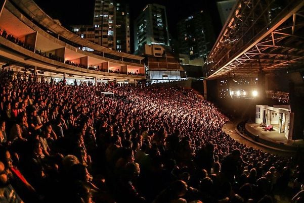 Paulo Gustavo na Concha Acústica em maio de 2018 por Foto: Reprodução Instagram