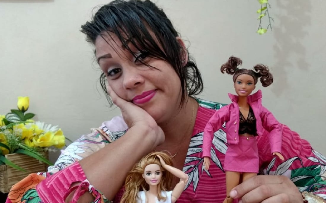 Roupa Boneca Barbie Antiga - Anos 90 - Vestido + Sapato