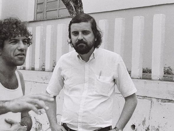 André Setaro e Artur Carmel em 1983. por Valber Carvalho/Divulgação