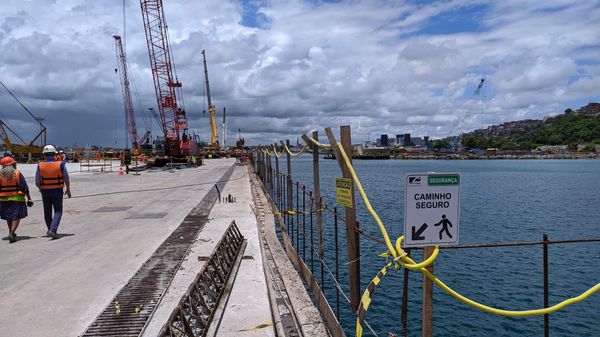 Tecon conclui obras de ampliação em abril por Foto: Donaldson Gomes