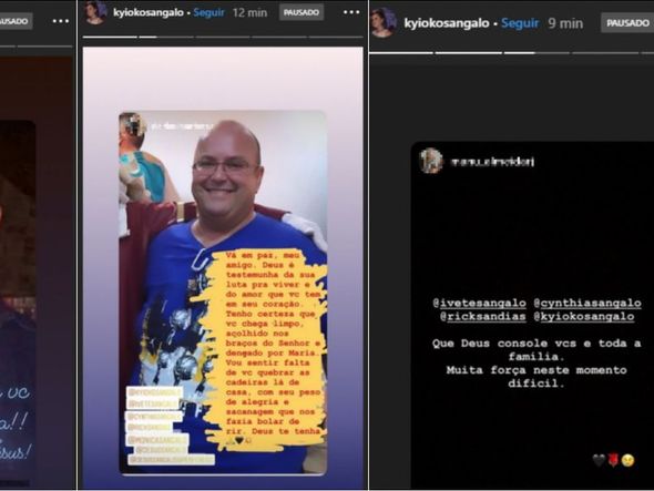 Cunhada de Ivete, esposa de Jesus Sangalo compartilha mensagens de luto nas redes sociais  por Reprodução/Redes Sociais