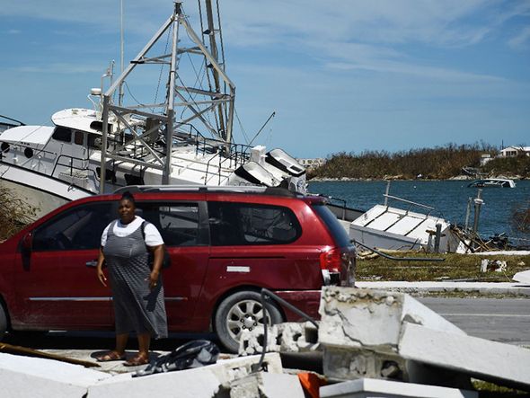 Destruição em Marsh Harbou, nas Bahamas por AFP