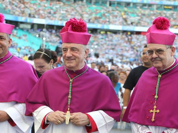 Primeira missa em homenagem a Santa Dulce foi celebrada pelo pelo arcebispo primaz do Brasil, dom Murilo Krieger por Foto: Mateus Pereira/Govba