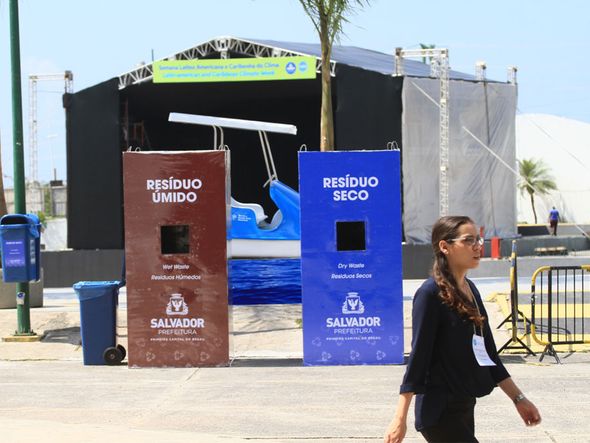 Separação de resíduos na Cidade do Clima por Arisson Marinho/CORREIO