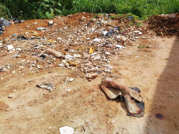 Terreno baldio onde corpos foram encontrados por Tailane Muniz/CORREIO