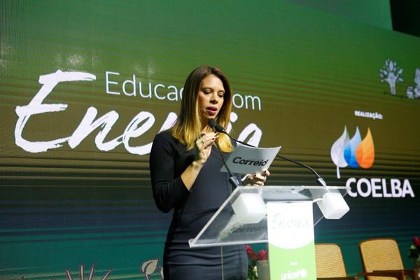 A jornalista Camila Marinho foi a mestre de cerimônias