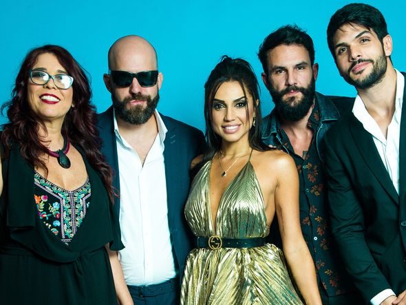 Mara, Caruso, Mahmoud, Paula, Wagner e Lucas por TV Globo/Raquel Cunha