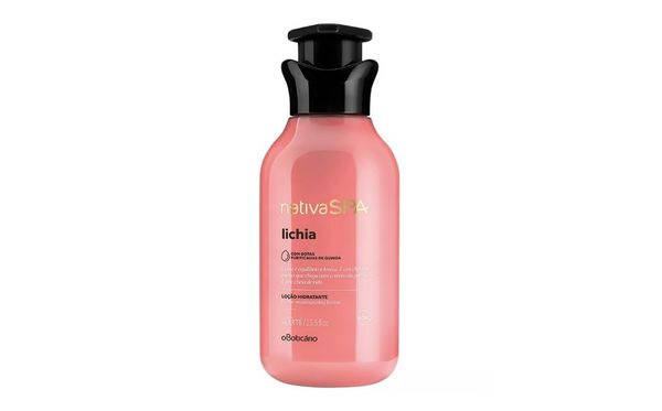 A lichia é utilizada também na produção de cosméticos, como o Hidratante de lichia da Nativa SPA, O Boticário, em boticario.com.br, R$ 54,90   por Divulgação