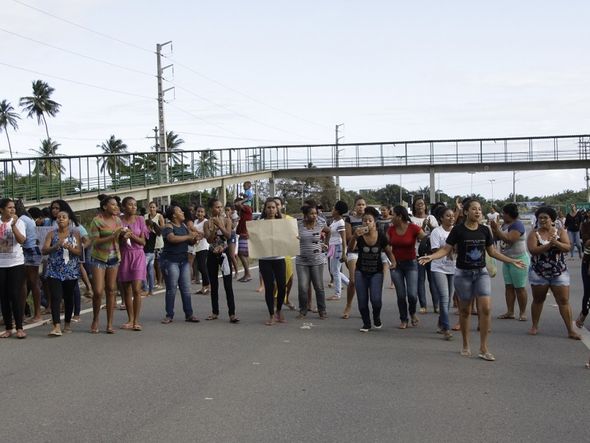 Grupo pediu justiça e investigação sobre morte de menino por Foto: Almiro Lopes/CORREIO