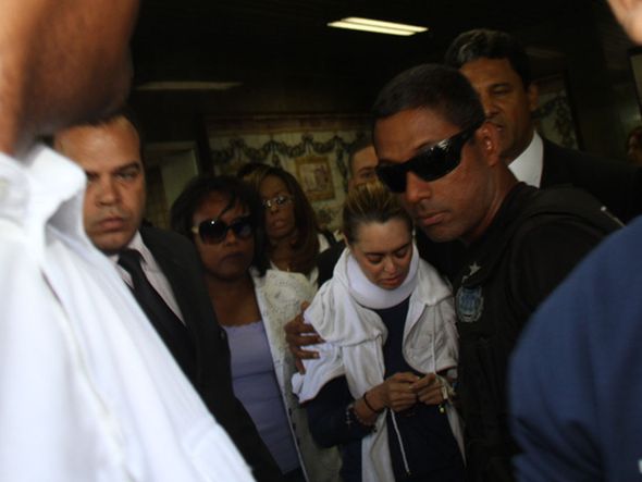 Kátia Vargas é conduzida pela polícia por Foto: Arquivo CORREIO