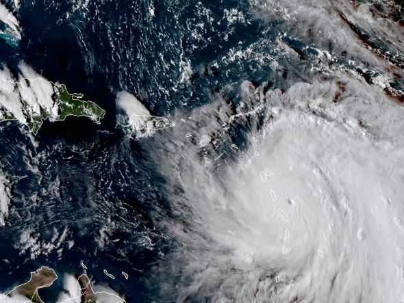 Olho do furacão Maria por Divulgação/NASA