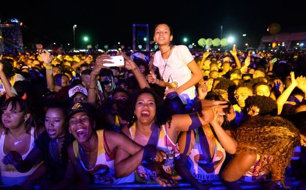 Mais de 20 atrações passaram pelo palco do Salvador Fest, que teve mais de 12h de música por Fotos: Betto Jr./CORREIO