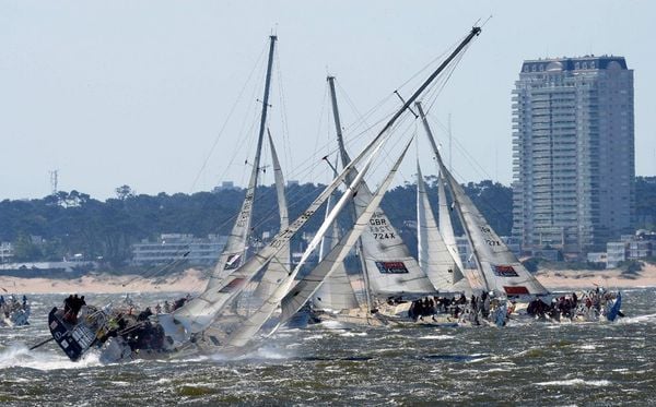 Yatchs em Punta del Este, no Uruguai  por Miguel Rojo/AFP 