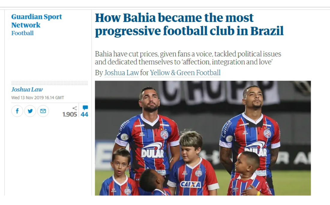 How Bahia became the most progressive football club in Brazil