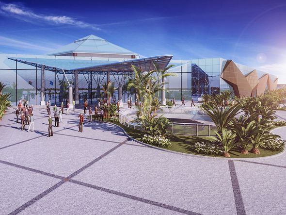 Perspectiva do Centro de Convenções de Salvador por Divulgação