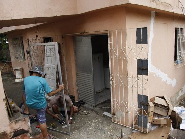 Estrutura foi danificada e precisa de reparos por Almiro Lopes/CORREIO