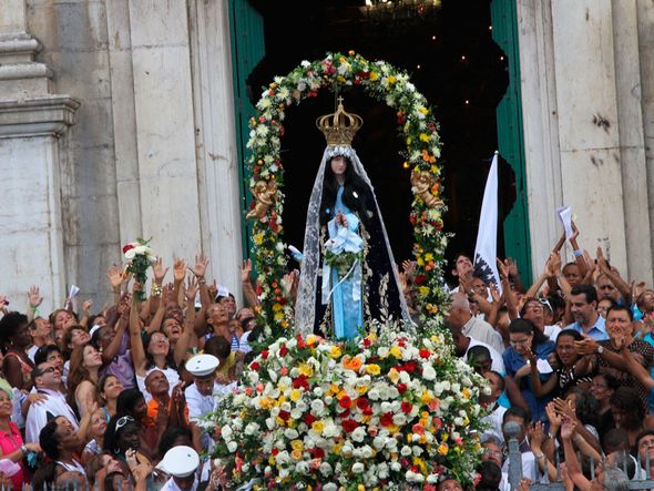 Missa e procissão para Nossa Senhora da Conceição, no Comércio por Foto: Marina Silva/Arquivo CORREIO
