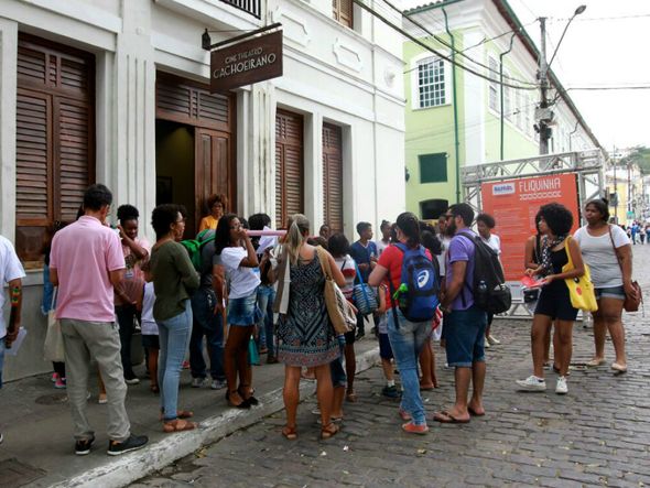 O Cine-Theatro Cachoeirano abrigou a Fliquinha, que teve lotação máxima em todas as 20 apresentações por Foto: Camila Souza/Govba/Divulgação