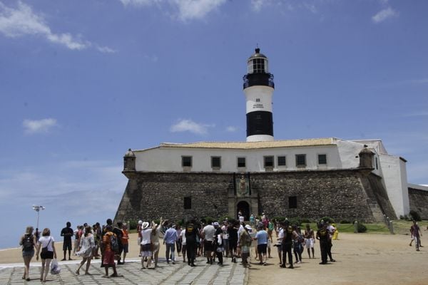O Farol da Barra ou Farol de Santo Antônio é um dos points do Carnaval por Almiro Lopes/Arquivo CORREIO