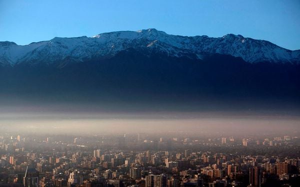 Santiago, no Chile por CLAUDIO REYES/AFP