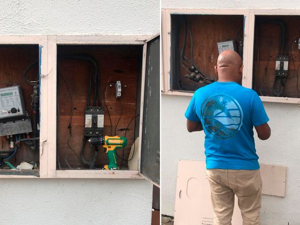 Após roubo de fiação, eletricista trabalha para restabelecer energia em creche por Foto: Reprodução