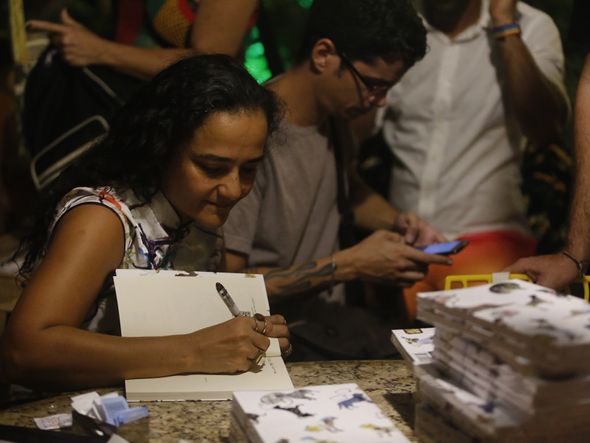 Durante o evento, a escritora Núbia Bento Rodrigues também lançou o livro infantojuvenil Sítio Caipora por Foto: Marina Silva
