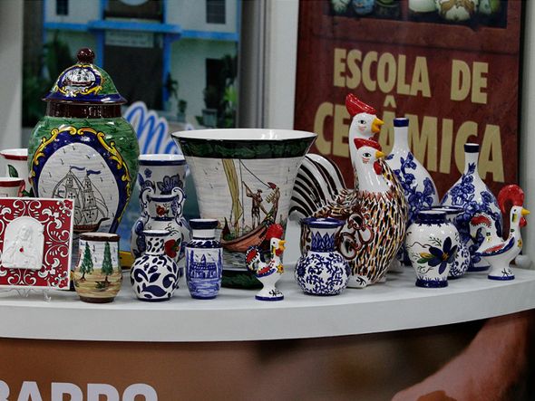 Feirinha com artesanatos e lembrancinhas no congresso  por Foto: Arisson Marinho/CORREIO