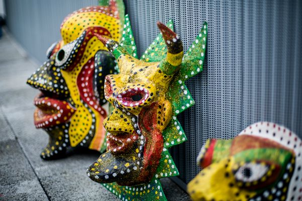 Máscaras do Carnaval de Maragojipe fazem parte do acervo por Foto: Célia Santos