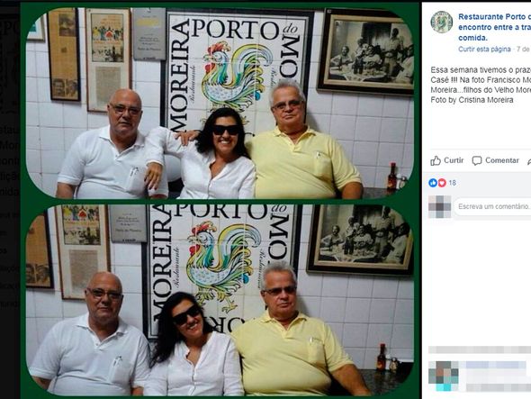 A atriz Regina Casé entre os irmãos Francisco e Antônio Moreira por Foto: Reprodução Facebook/Divulgação