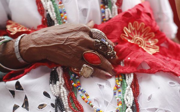 Festa de Santa Bárbara no Pelourinho, em Salvador- Bahia.