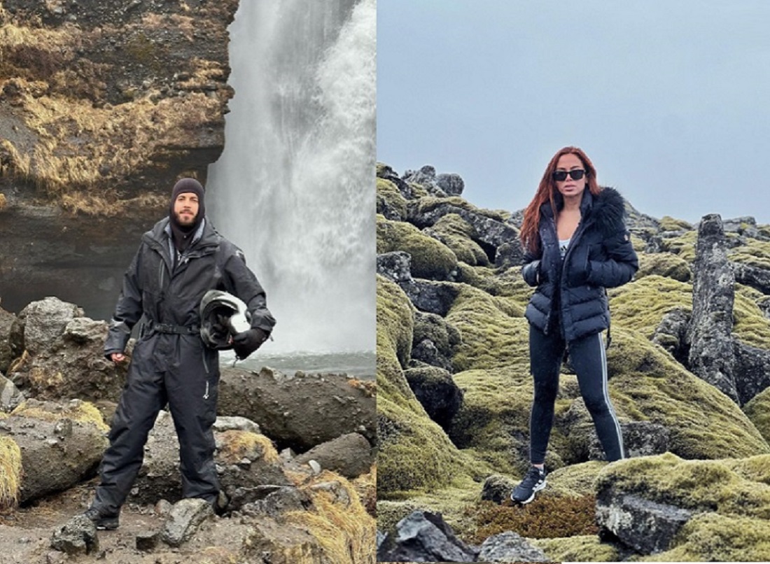 Filho de Bell Marques e Anitta postam vídeos na Islândia e cantora